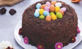 Gateau Nid De Paques Au Thermomix Plat Et Recette Gateau De Paques Facile Gateau De Paques Gateau De Paques Thermomix