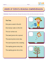printable kindergarten reading comprehension worksheets