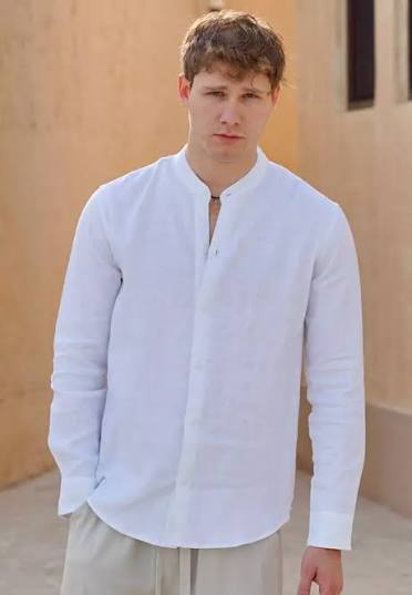 Kemeja Linen Putih - Kemeja