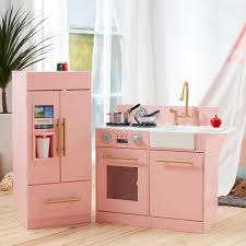 Teamson Kids Teamson Kids Cuisine Enfant Dinette Machine A Glace Frigo Rose 2 Pieces Td 12302p Cuisine Et Menage Rue Du Commerce