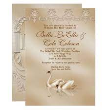 Swan Wedding Invitation Invitation Zazzle Com Swan Wedding Wedding Invitations Invitations