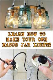 Diy Mason Jar Lights Craft Projects For Every Fan Diy Bastelideen Bastelarbeiten Bastelideen