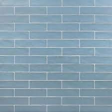 Ivy Hill Tile Strait Blue 3 In X 12 In 8 Mm Matte Ceramic Subway Wall Tile 22 Piece 5 38 Sq Ft Box Ext3rd100755 The Home Depot Ceramic Subway Tile Ceramic Wall Tiles Subway Tile