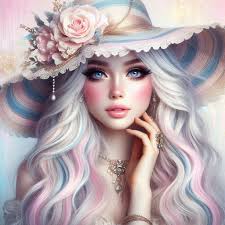 my painting of a bearded Iris