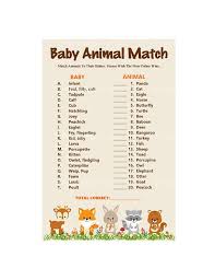 Woodland Baby Animal Match Baby Animals Name Game Printable Etsy Baby Animal Name Game Baby Animal Names Baby Shower Woodland Theme
