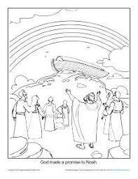 Noah Coloring Page Printable God Made A Promise To Noah Bible Coloring Pages Coloring Pages Bible Coloring