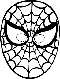 Spiderman Mask Coloring Page Coloring Sky In 2020 Spiderman Mask Spiderman Coloring Spiderman
