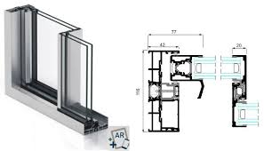 Baies Vitrees Alu Coulissantes 3 Vantaux 3 Rails Menuiseries Direct Bathroom Medicine Cabinet Floor Plans Medicine Cabinet