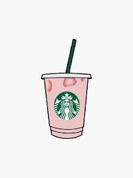 Starbucks Pink Drink Stickers By Gabbyrani Redbubble Pink Starbucks Pink Drinks Drink Stickers