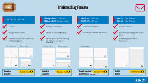 Frankieren.de verhilft ihnen zum richtigen. Briefumschlag Formate Und Grossen Raja Blog De
