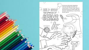 You can print or color them 600x754 hand washing coloring page coloring pages page image printable. Free Coloring Pages For Cute And Fun Germ Education