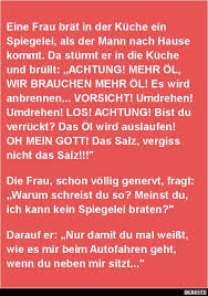 Eine Frau Brat In Der Kuche Ein Spiegelei Witzige Spruche