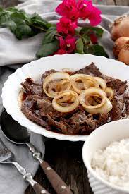 Bistek Filipino Beef Steak Recipe Bistek Recipe Recipes Beef Steak