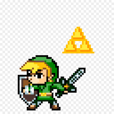 You can get straight to work drawing your favourite characters like mario, goku this will give you a link which other people can use to edit your pixel art. Zelda Pixel Art