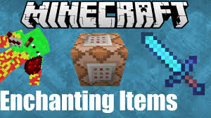 Give Enchanted Items With One Command In Minecraft 1 7 Youtube