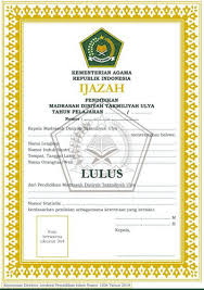 Check spelling or type a new query. Warna Bingkai Blangko Ijazah Madrasah Diniyah Takmiliyah Berdasarkan Tingkat Jenjang Pendidikan Pontren Com