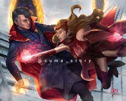 Scarlet witch versus doctor strange (classic). Artstation Doctor Strange X Scarlet Witch Suma Story