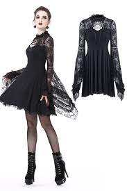 Livraison et retour gratuits en magasin. Robe Gothique Romantique Dark In Love Avec Manches Evasees