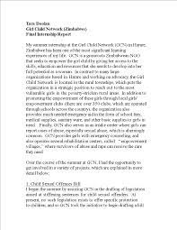 What is an internship report? Telecharger Gratuit Final Internship Report