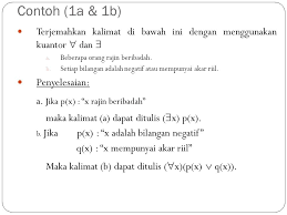 Contoh soal dan jawaban tentang cerpen. Kalkulus Predikat Kalimat Berkuantor Ppt Download