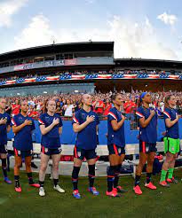 Team usa will keep its classic look for the home uniforms, and a bit of a modern identity for the away kits. Womens Soccer Team Protests Sexism By Flipping Jerseys