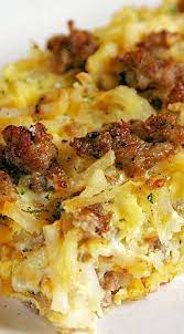 Full english breakfast with bacon, sausage, egg, baked beans and orange juice. Sausage Hash Brown Breakfast Casserole Sausage Hashbrown Breakfast Casserole Hashbrown Breakfast Casserole Breakfast Brunch Recipes
