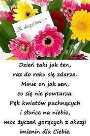 Miłosne życzenia imieninowe to doskonały pomysł na wyrażenie swoich uczuć do ważnej dla nas osoby. Znalezione Obrazy Dla Zapytania Zyczenia Imieninowe Great Words Words Bolec