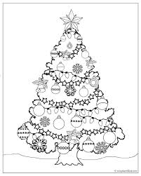 There are plain christmas trees, christmas trees decorated with snow, and christmas trees all decorated for the holidays. Free Printable Worksheet For Kids Color The Christmas Tree Pdf Format Christmas Tree Coloring Page Tree Coloring Page Christmas Printables