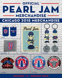 Pearl Jam Wrigley Field Official Merch Info