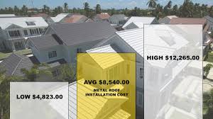 Standing seam styles are between $7 and $14 per square foot. Metal Roof Installation Cost 2019 Right Way Roofing