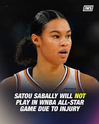 Mercury forward Satou Sabally has been diagnosed with a concussion and has  been ruled out of tomorrow's Game 4 of the WNBA Finals against the Las  Vegas Aces.