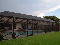 Maybe you would like to learn more about one of these? Screen Pool Enclosure Photos Kolonialstil Pools Miami Von Screen Patio Enclosures By Hyde S Screening Inc Houzz