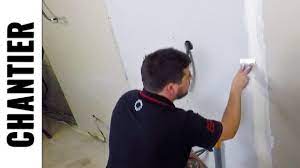 La pose de vos cloisons en plaques de plâtre terminée, place aux finitions ! Ma Technique Bandes A Joint Inratable De A A Z Chantierljvs Youtube