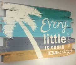 Beachy Paintings On Reclaimed Wood Beach Themed Wall Art Beach Wall Decor Beach Theme Bathroom