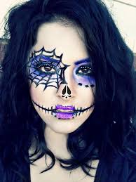 Purple Halloween Makeup