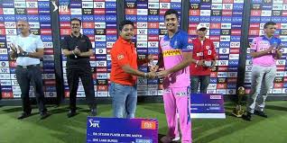 Riyan parag 42* off 26 balls and rahul tewatia 45* off 28 balls pulled off a heist for the ages against sunrisers hyderbad to lift their side from the dead. M36 Rr Vs Mi Fbb Stylish Player Of The Match Riyan Parag