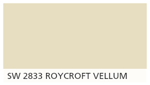 Lrv, undertones and a little more whether you're painting your exterior, kitchen cabinets or even a feature roycroft pewter is definitely a dark gray (charcoal) paint colour, but unlike some other slightly more neutral grays, it has a pretty good dose of colour. Sherwin Williams 2833 Roycroft Vellum Woodwork And Trim Sherwin Williams Exterior Roycroft Sherwin Williams Paint Colors