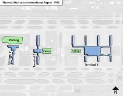 Phoenix Sky Harbor Phx Airport Terminal Map
