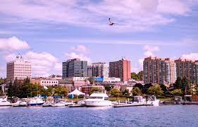 It is also located 38 km (23 miles) southwest of wasaga beach, ontario. Skyline Von Barrie Ontario Stockfoto Bild Von Kanada Wolken 32499866