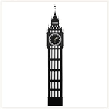Horloge Big Ben Stickers Big Ben Deco Chambre Londres Horloge