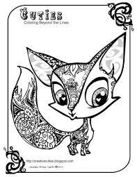 Quirky Artist Loft Cuties Free Animal Coloring Pages Fox Coloring Page Animal Coloring Pages Cute Coloring Pages