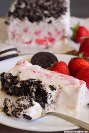 So i'm excited to share with you an amazing frozen fruit dessert that you don't have to feel guilty about indulging in! Eat Cake For Dinner Strawberry Oreo Frozen Fruit Dessert
