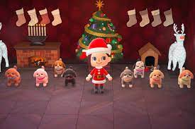 Beach christmas decorations pics of puppies. Animal Crossing S New Winter Update Items Are Incredible Polygon