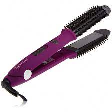 Instyler Ionic Styler Pro Hot Brush Flat Iron Black Size 1 25 Inches Gadgetsforah Hair Straighteners Flat Irons Flat Iron Hair Styles Best Hair Straightener