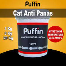 Karena cat minyak untuk tembok lebih sering ditemukan untuk outdoor, lebih baik cat dinding sewaktu musim panas. Bisa Cod Puffin High Temp Cat Anti Panas 1000 Derajat Cat Tahan Panas 500ml Terbatas Lazada Indonesia