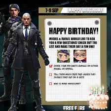 Game keeps on downloading expansion pack. Happy Birthday To Both Miguel And Rafael Garena Free Fire Facebook