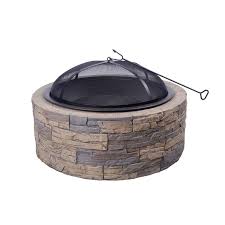 Find Cast Stone 89 X 89 X 18cm Fire Pit At Bunnings Warehouse Visit Your Local Store For The Widest Range Of Out Fire Pit Round Fire Pit Wood Burning Fire Pit