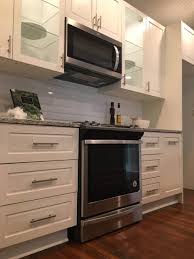 Storage Wise There Are Three Base Cabinet Drawers On Either Side Of The Whirlpool Range As Well As Clear Ri Ikea Kitchen Remodel Ikea Kitchen Kitchen Remodel