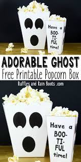 Halloween Popcorn Box Printables Adorable Free And Fun Halloween Printables Free Halloween Kids Halloween Crafts For Kids