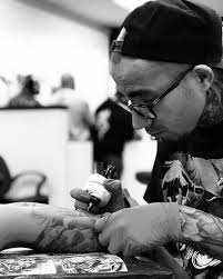 Love this job 🥷⚔️ Truly thankful for all the love and support 🙏🏼💯  BOOKING/txt 9098440011 for info. #markmerinoart #california #anaheim  #bishoprotary #blastedhemp